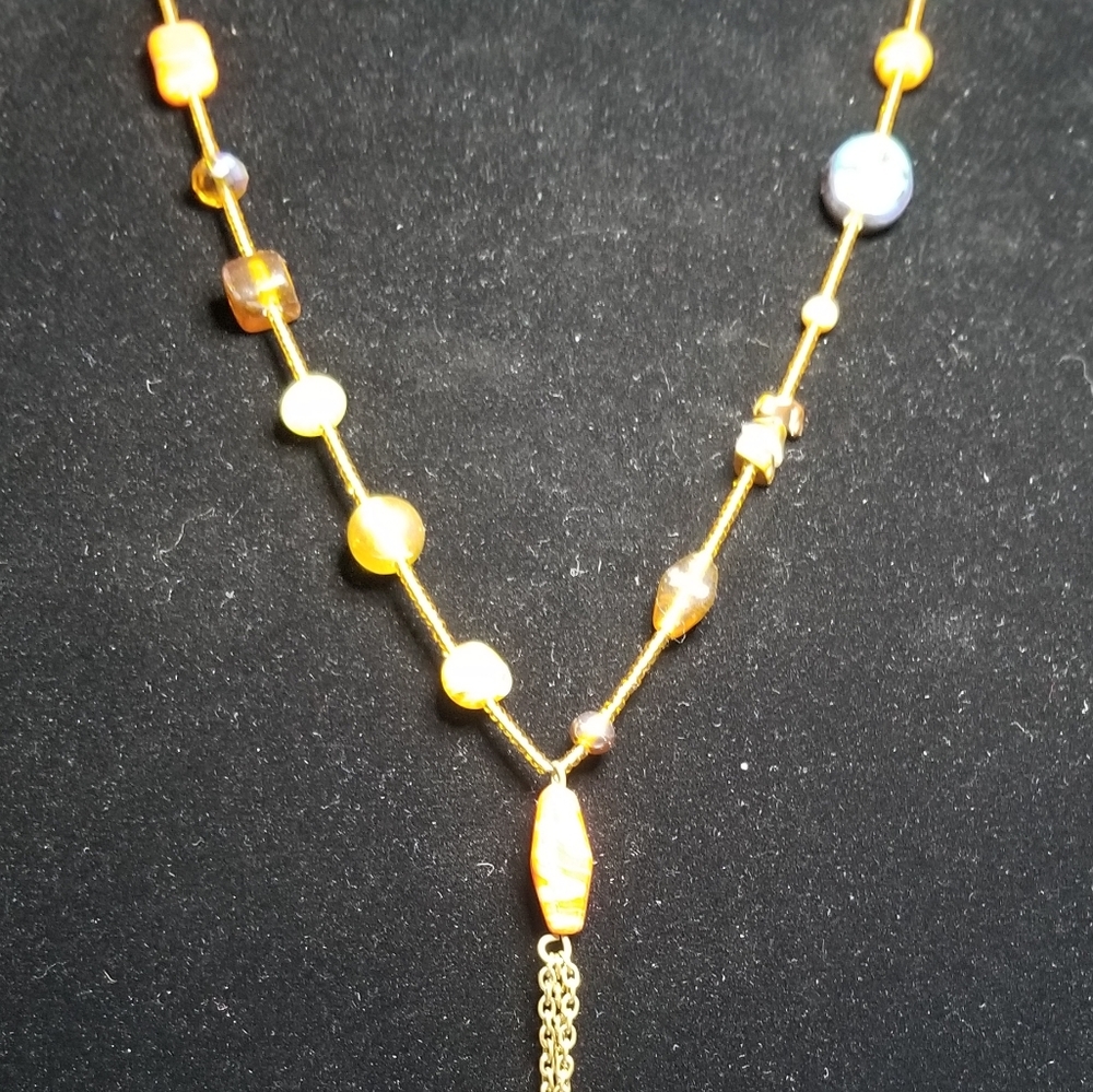 Ali-Khan necklace w/ natural stones